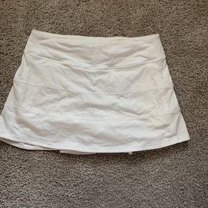 Lululemon skirt with shorts it’s the Tall length.